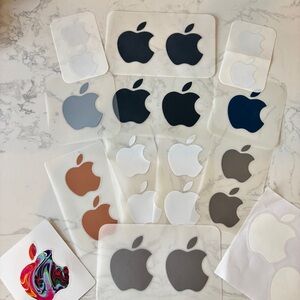 Set of 23 Apple decals, NWOT